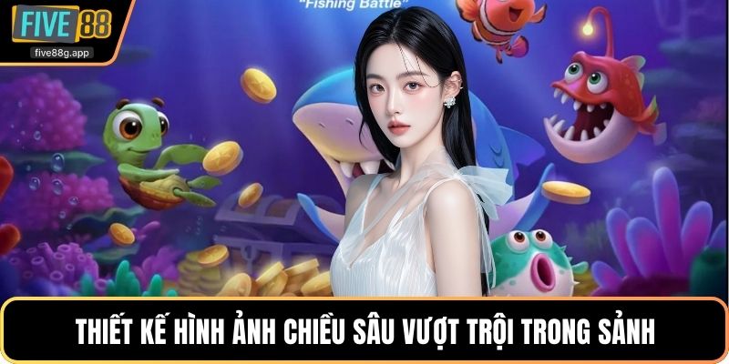 Thiết kế hình ảnh chiều sâu vượt trội trong sảnh